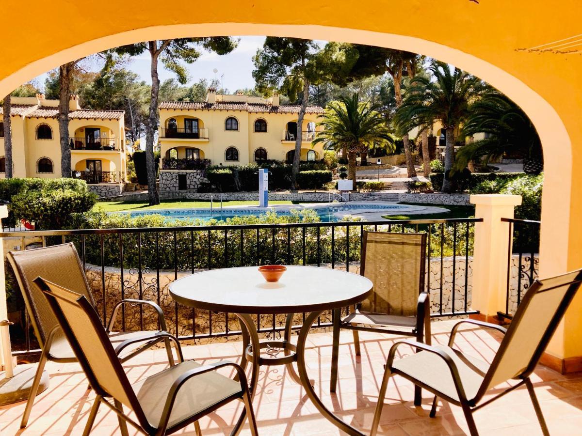 Apartamento Con Terraza En Complejo Con 2 Piscinas Lägenhet Moraira Exteriör bild